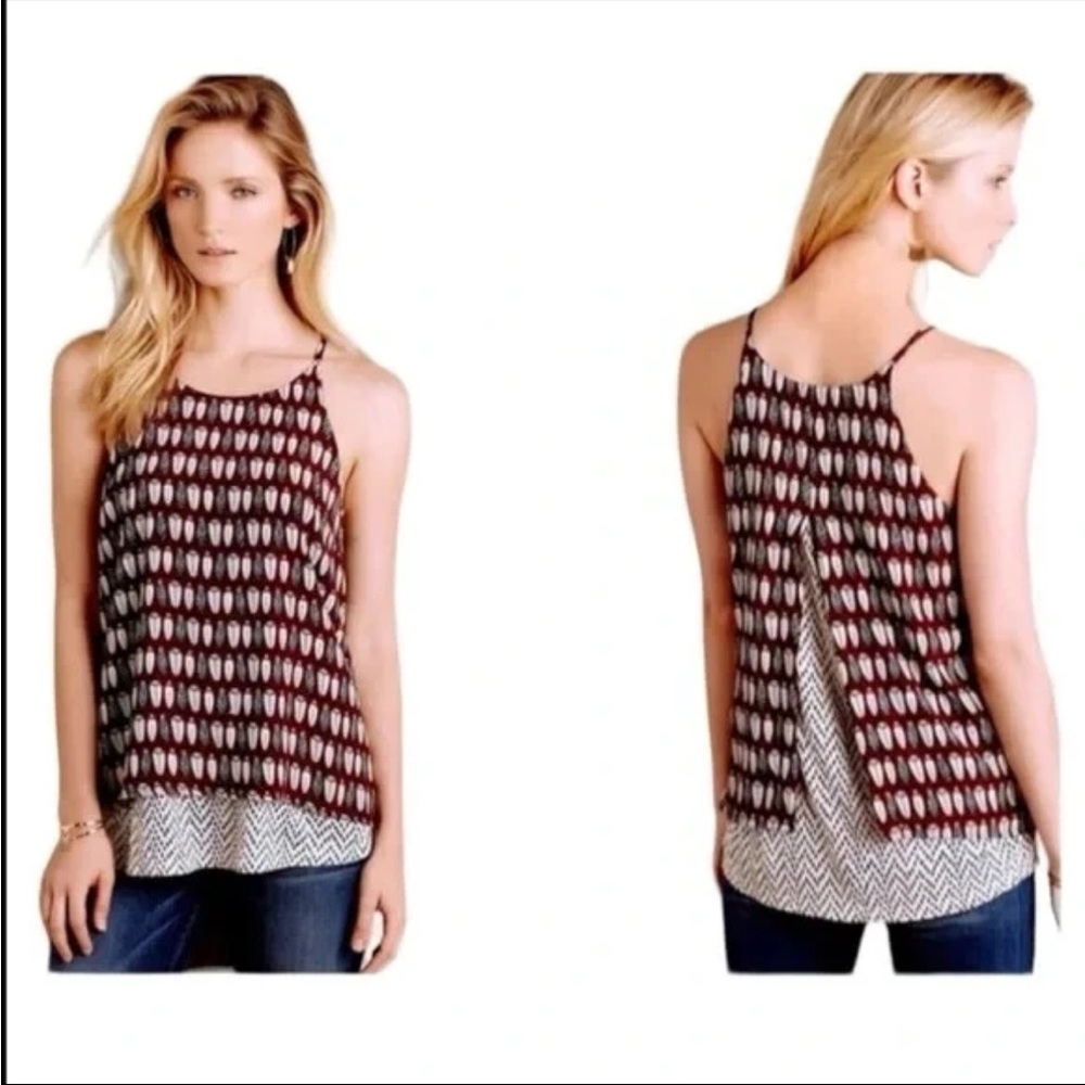 NWT Porridge from Anthropologie Split Back Tank size Small